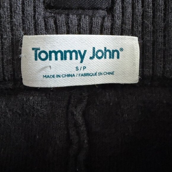TOMMY JOHN Black High Rise Sweater Lounge Jogger Pants Small - Picture 8 of 9